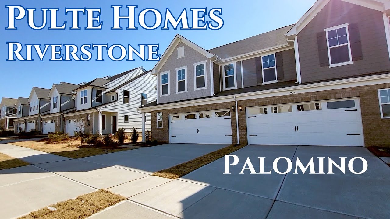 Palomino Inventory Home | Pulte Homes New Townhomes at Riverstone in Monroe NC