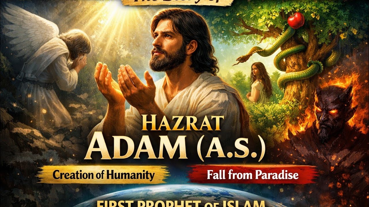The Untold Story of Hazrat Adam (A.S.) | First Prophet & Beginning of Humanity