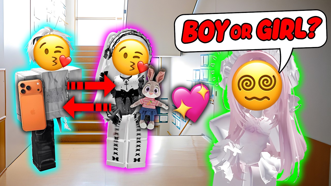 🎭 A PERSON WHO HAS 2 FACES LIKE ME 🔥 #roblox #robloxstory