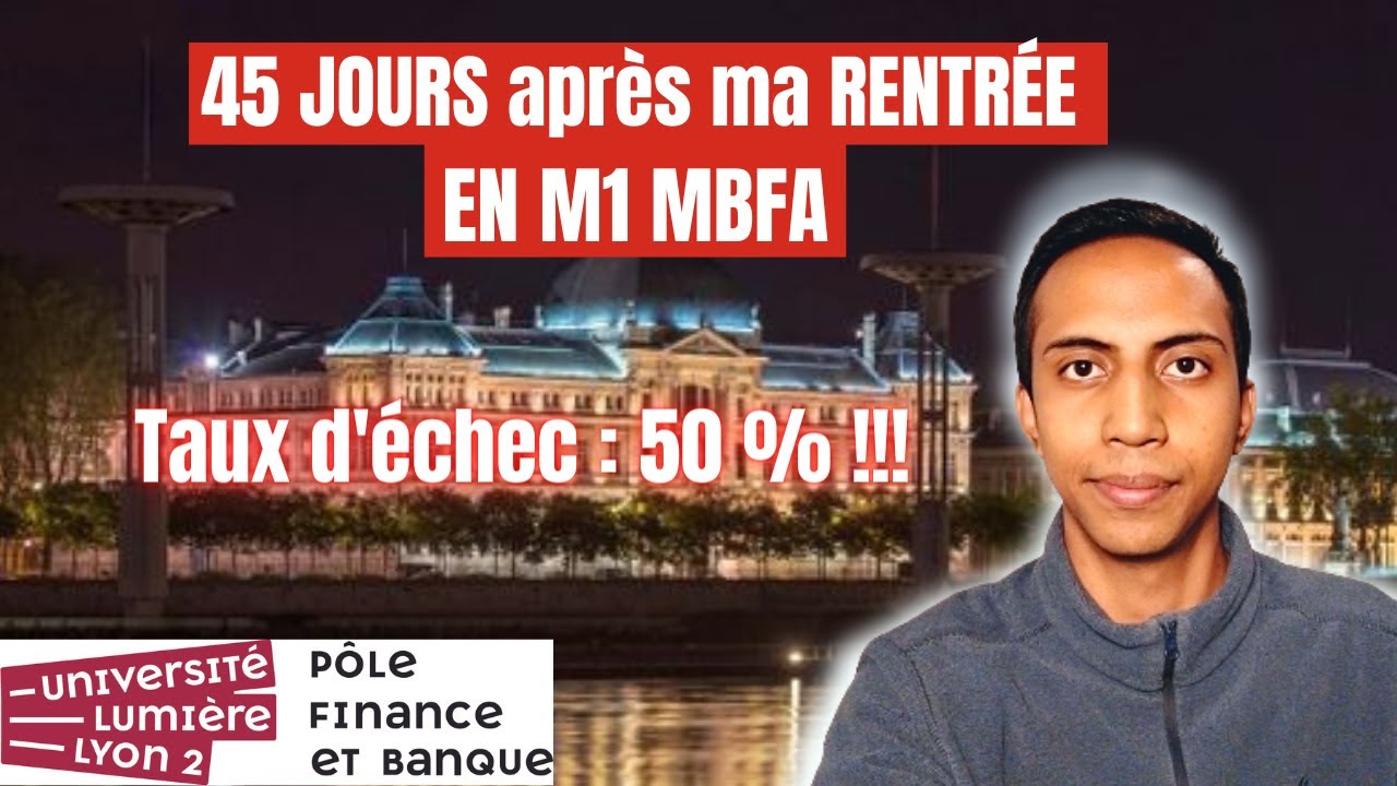 Mon retour d'expérience sur le Master 1 MBFA de l'Université Lyon 2