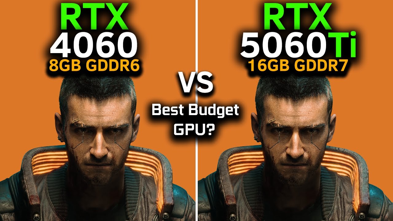 RTX 4060 vs RTX 5060 Ti 16GB | 16 Games Tested | Best Budget GPU with Ryzen 5 5500?