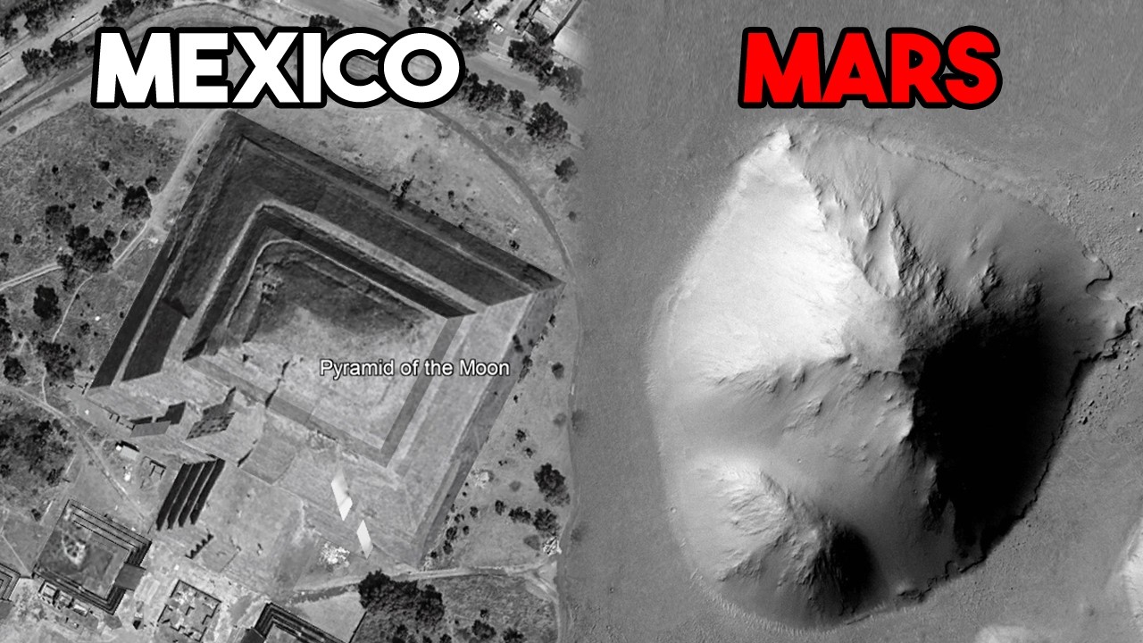Teotihuacan-like Pyramid on Mars