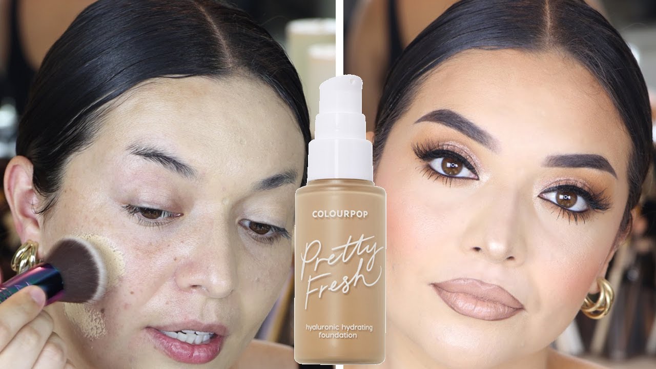 NEW COLOURPOP PRETTY FRESH FOUNDATION REVIEW + WEAR TEST!
