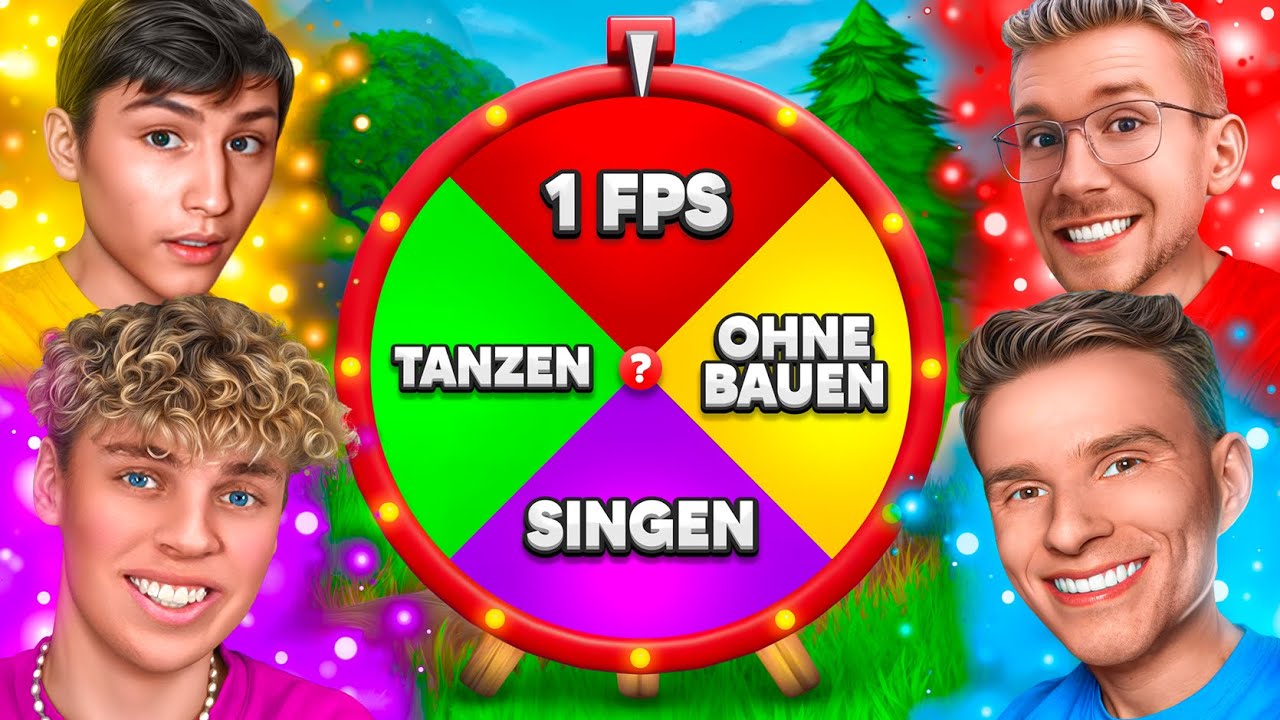 Das FORTNITE EXTREM GLÜCKSRAD Battle! 🎡