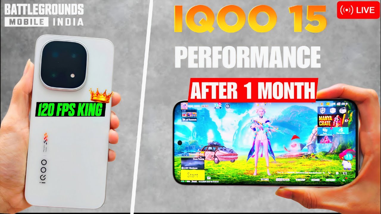 iQOO 15 BGMI 120FPS TEST 🔥🚀 UPDATE 4.2 WILL SURPRISE YOU 😱