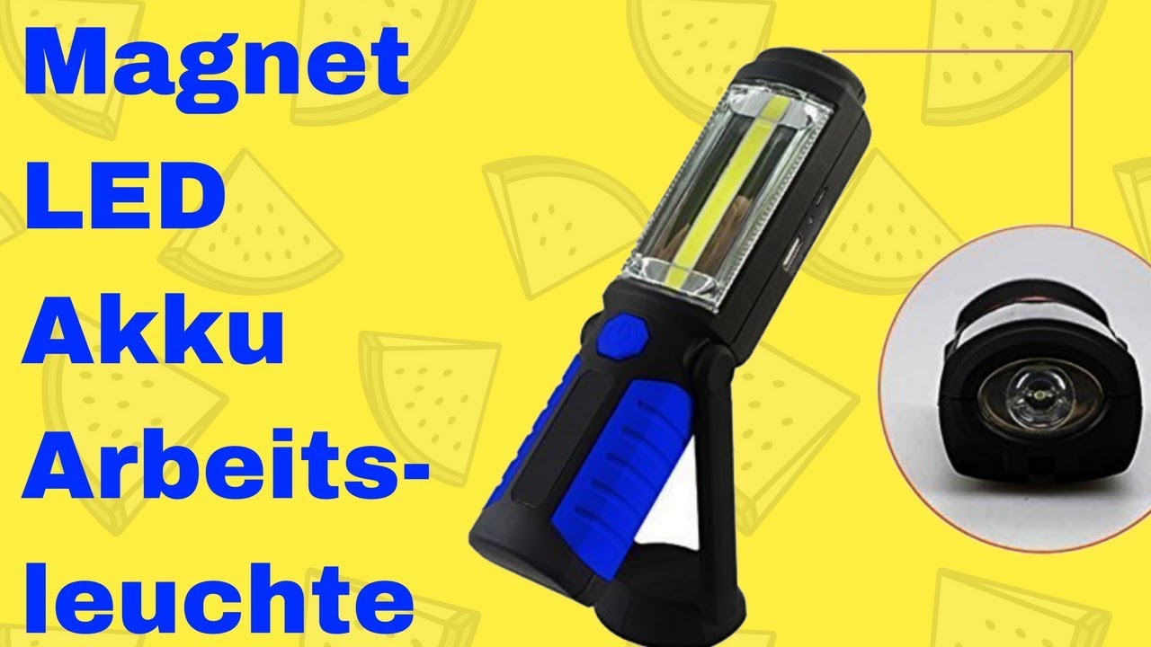magnetische LED KFZ Arbeitsleuchte Test und Erfahrungsbericht