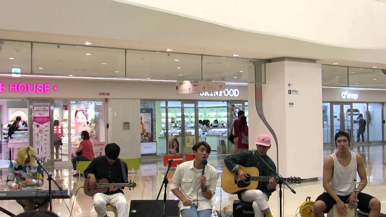 잔나비(JANNABI)_150905_사랑은은하수다방에서(10CM)Cover @코엑스 버스킹