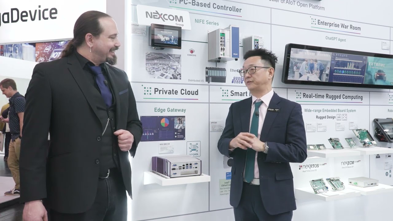 Ken Briodagh interviews Ray Chang with NEXCOM @ embedded world 2025