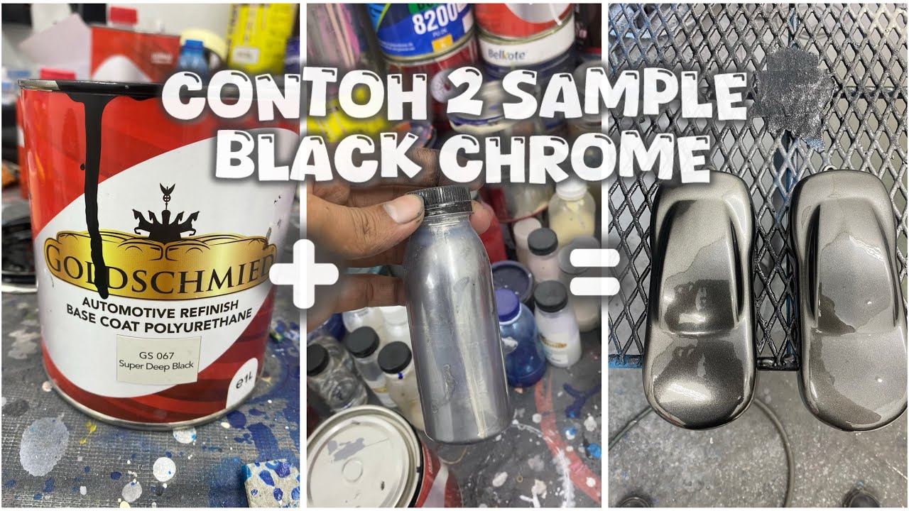 TUTORIAL / CARA BIKIN BLACK CHROME MUDAH‼️
