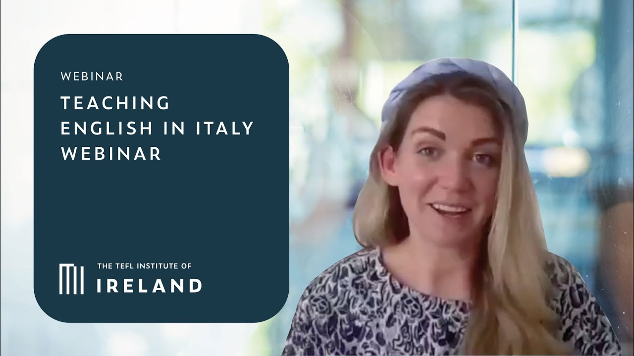 Teaching English in Italy Webinar