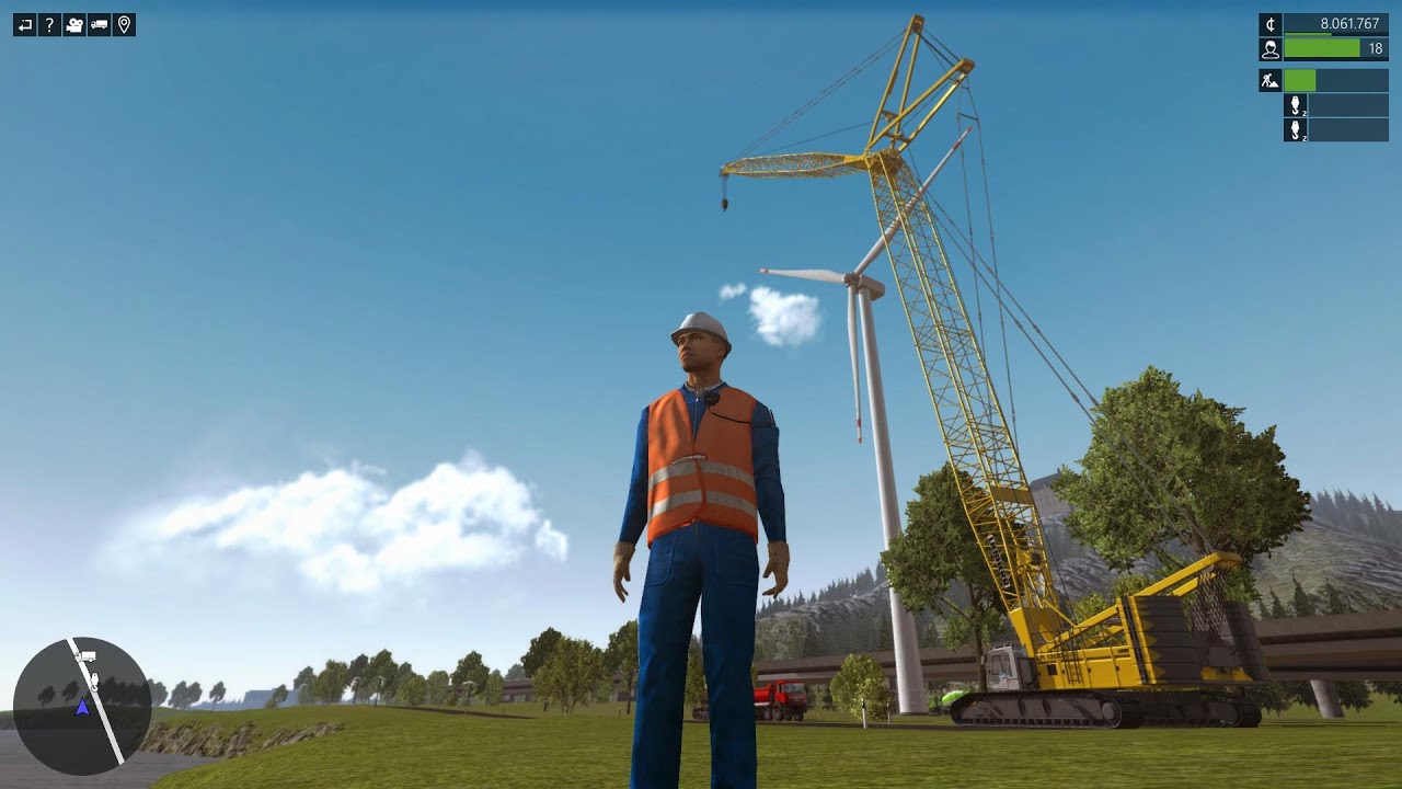 Construction-Simulator 2015 - Liebherr LR 1300 Crawler Crane - Wind Turbine