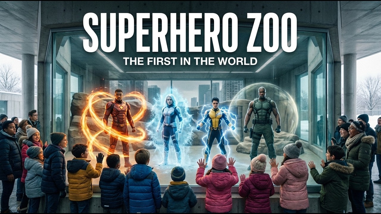 SUPERHERO ZOO: Real People Watching Marvel & DC Behind Glass (Winter Tour)