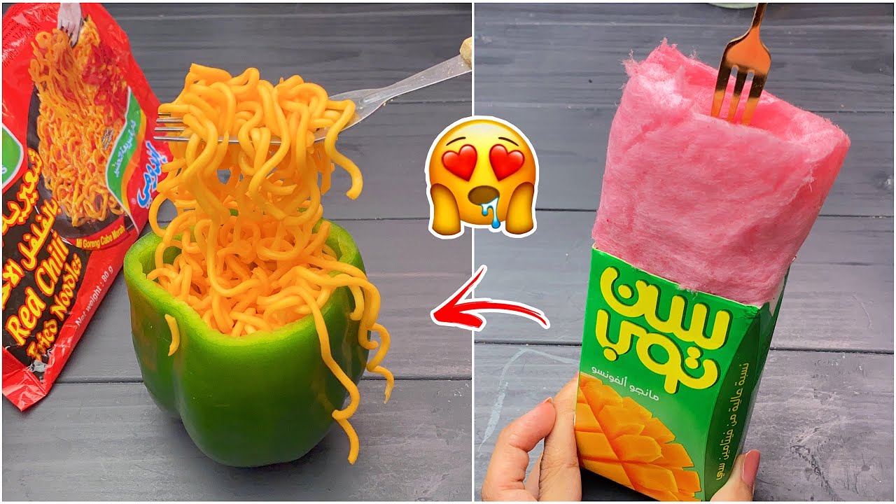 سويت أذكى طبخات المشتركين 😨!! طبخت اندومي داخل الفلفل ! 😋