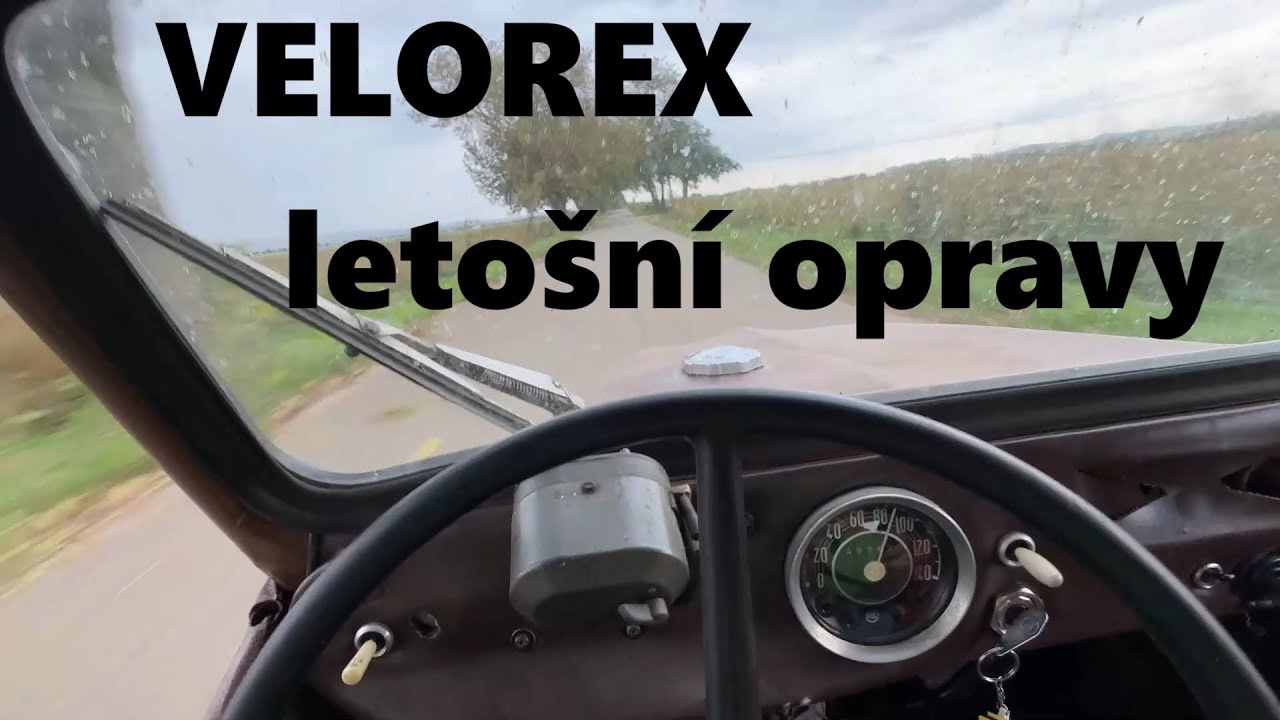 Velorex a první letošní opravy
