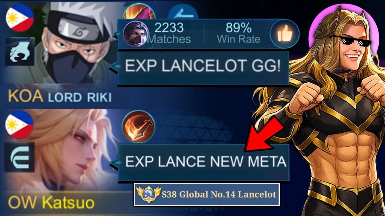 LANCELOT IS NOT A JUNGLER... HE'S AN FIGHTER NOW! - Mobile Legends