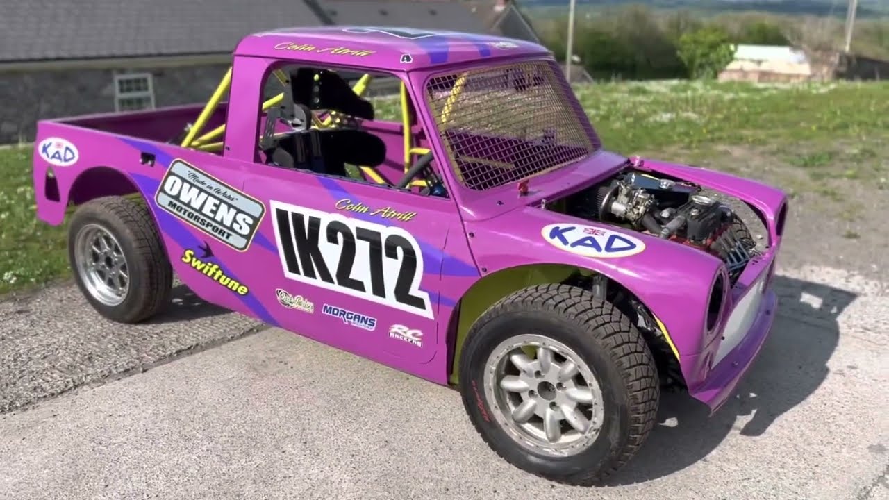 Autograss class 4 Spaceframe classic mini pickup build .