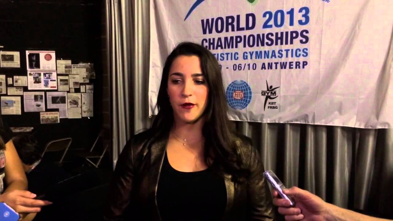 Aly Raisman Interview at 2013 World Championships