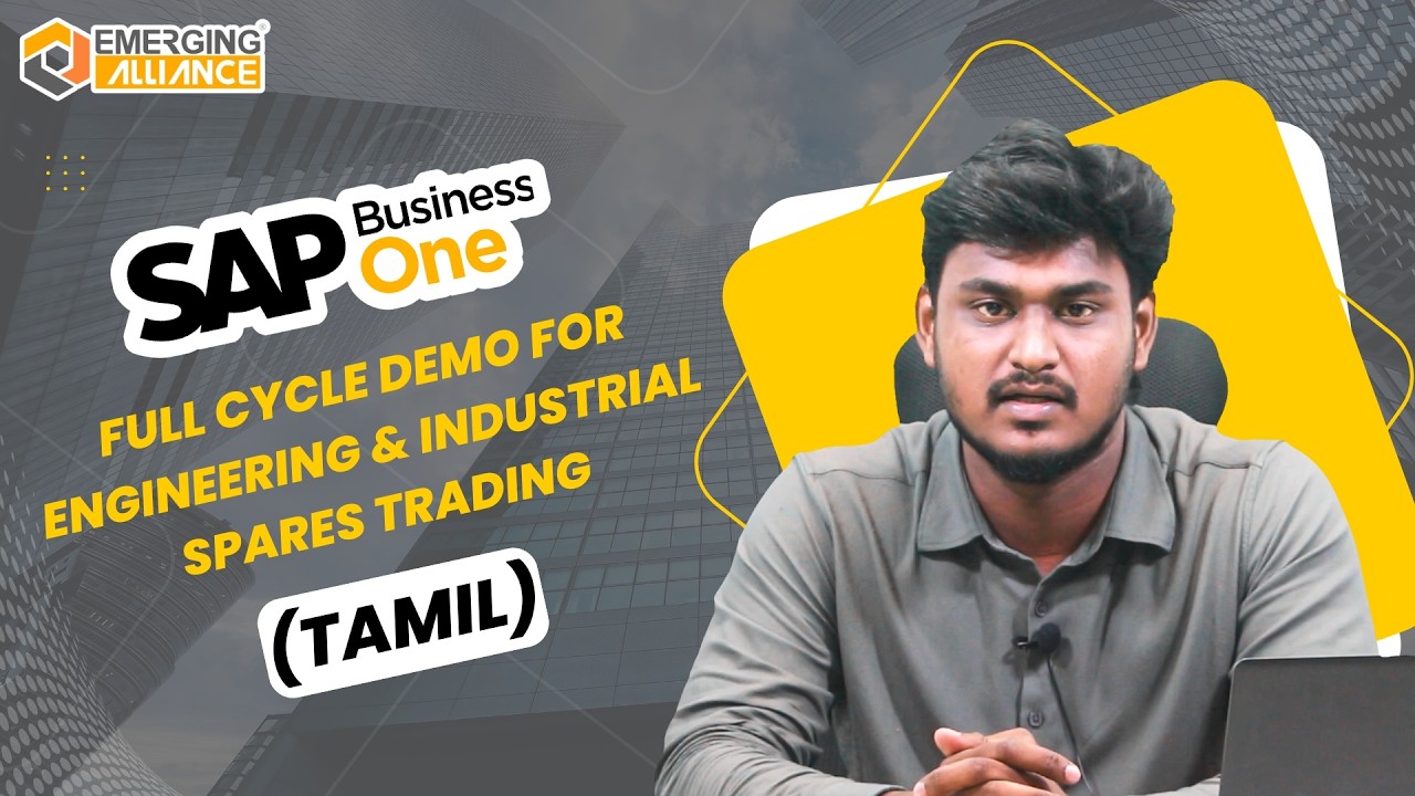 SAP Business One Explained in Tamil | End-to-End ERP Demo for Trading Businesses