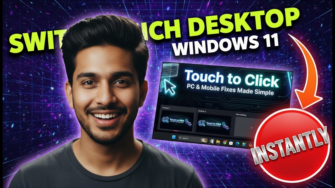 How To Switch Desktop Windows 11 | Manage Multiple Desktops