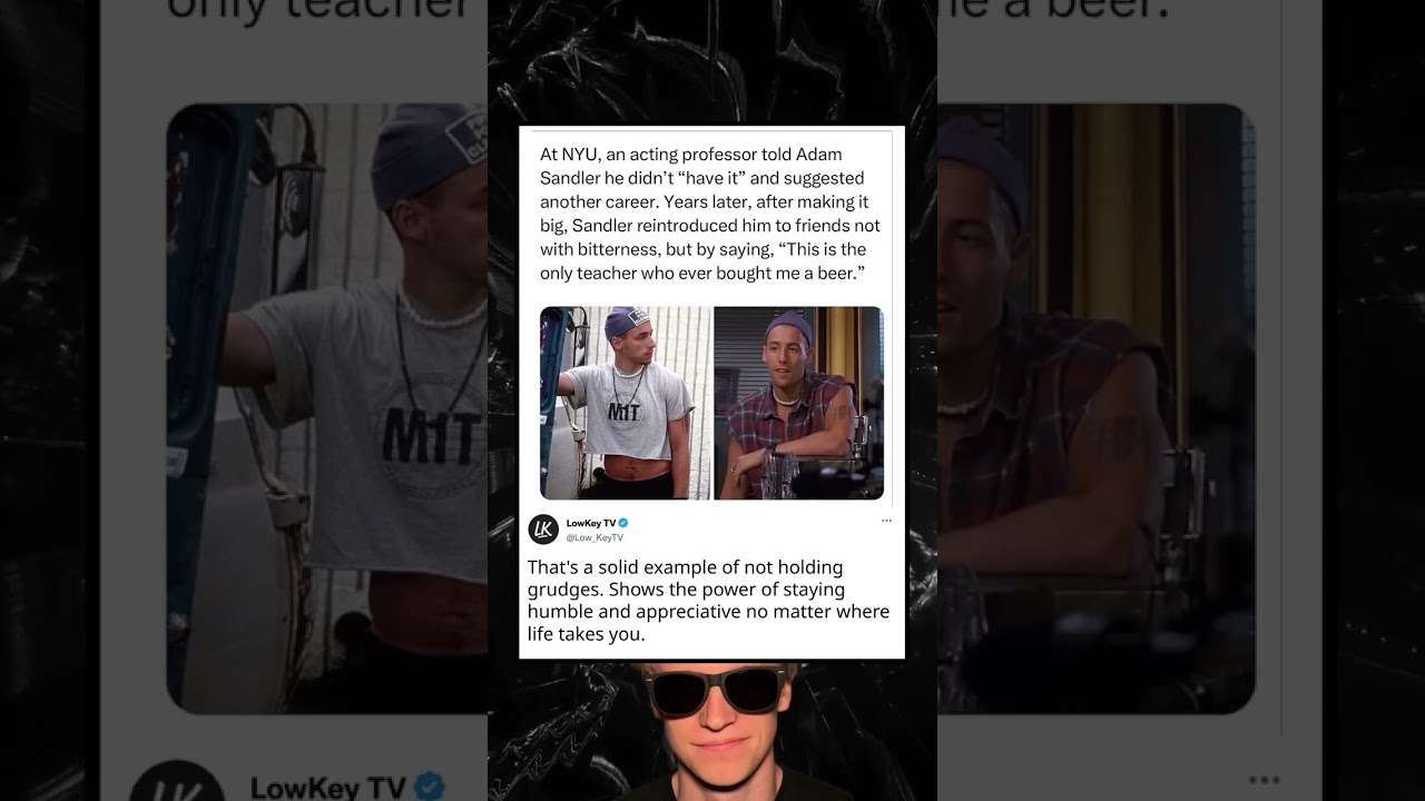 Adam Sandlers Humble Gratitude