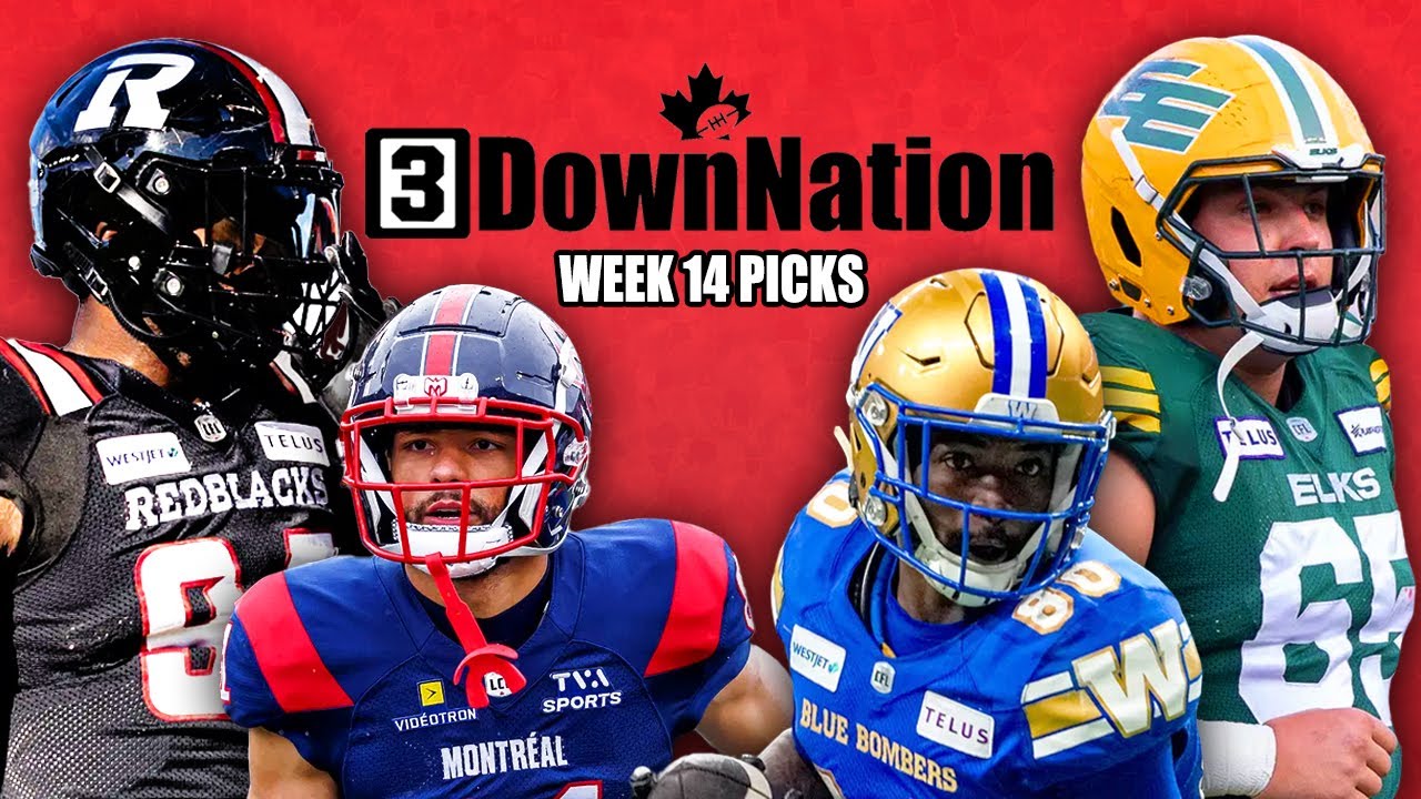 CFL Picks and Predictions (Week 14)