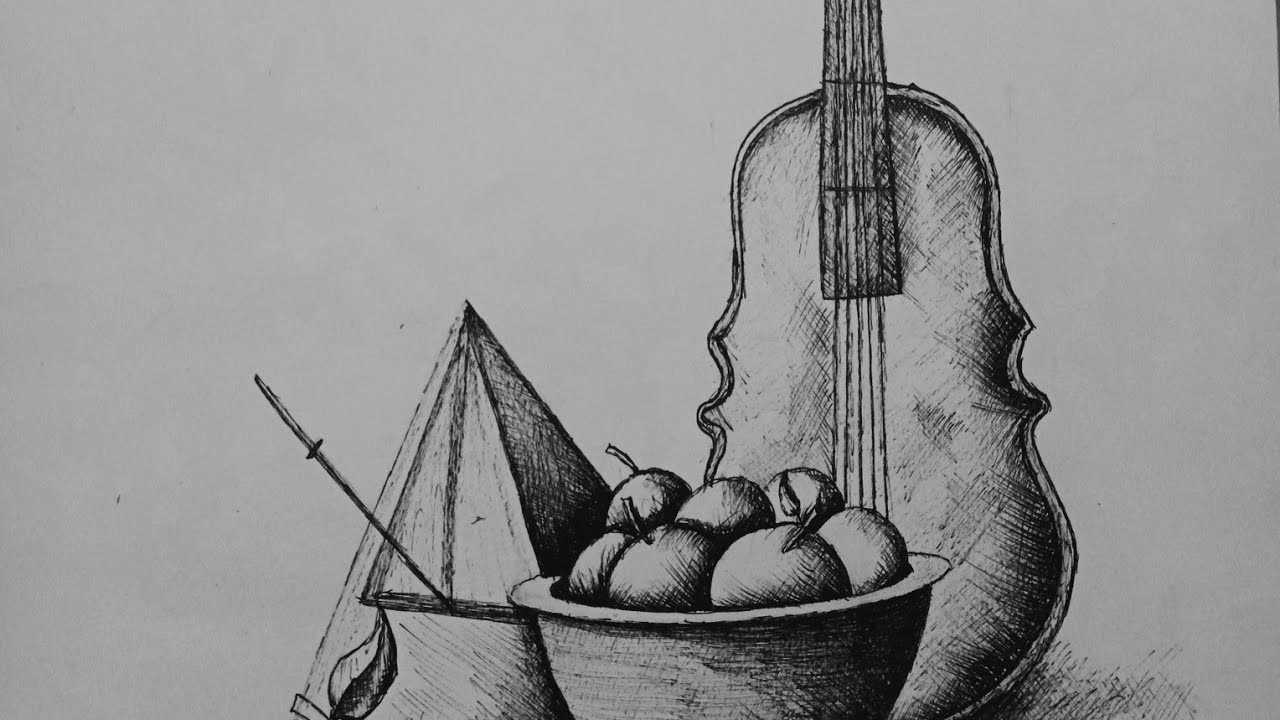 pointer work good skills beautiful still life drawing||sajid ullah artist