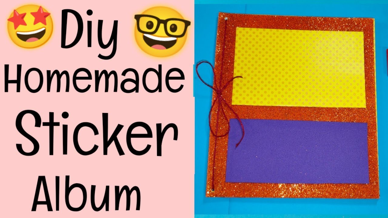 DIY Sticker Album 🤩 How to make Album at home/Multipurpose Album/ Scrapbook Album/Diy Sticker Album🤓