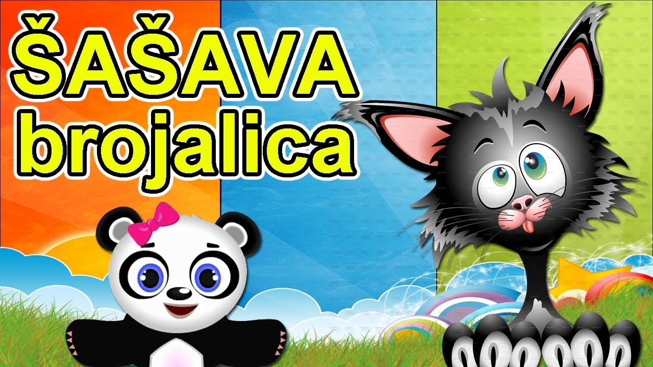 Šašava brojalica - Pesmica za decu | Učimo da brojimo | Brojevi za decu | One two buckle my shoe