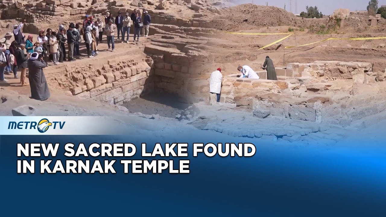 New Sacred Lake Discovery at Montu Temple in Luxor