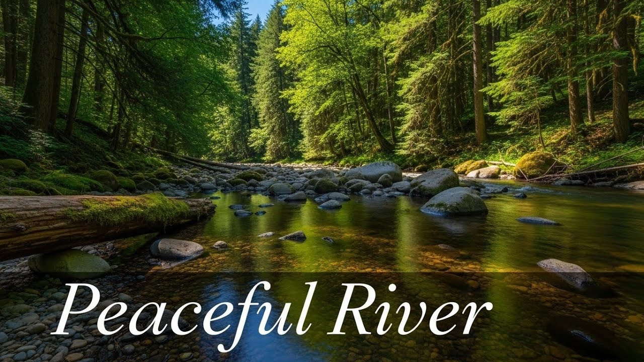 Flowing River Ambience 🌊 Peaceful Sound for Meditation, Focus, and Deep Relaxation #284