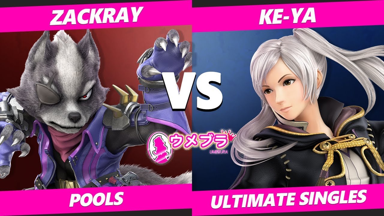 Japan Smash Ultimate Tournament - GW | Zackray (Wolf) Vs. Ke-ya (Robin) Umebura SP2 SSBU Top 48