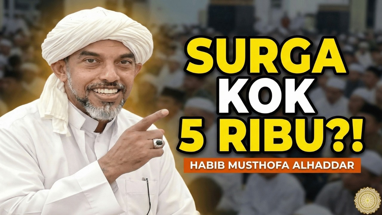 Kocak Banget! Sindiran Halus Habib Musthofa Untuk yang Jarang ke Masjid tapi Mau Masuk Surga