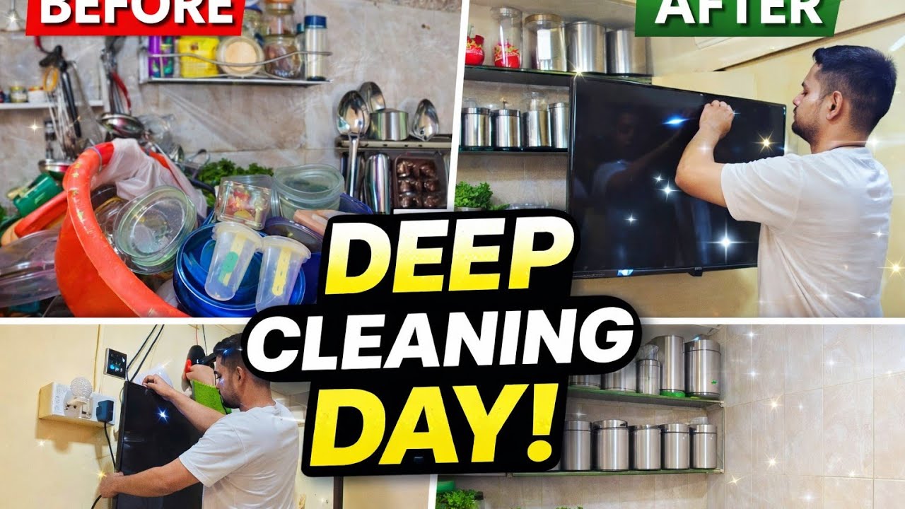 Ramzan Special Home Cleaning Routine 2026 | Ghar Ki Tayari Ramadan Ke Liye ✨🏫#Ramzan2026 #Cleaning