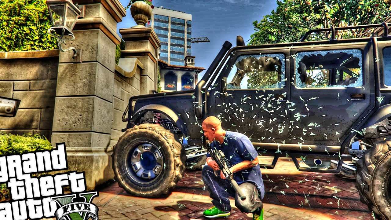 Rescuing Michael From Hostage Situation! - GTA 5 PC MOD