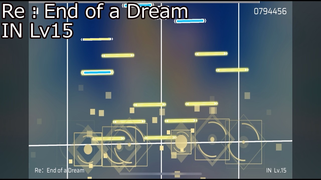 【Phigros】Re：End of a Dream｜IN Lv15｜スマホプレイ