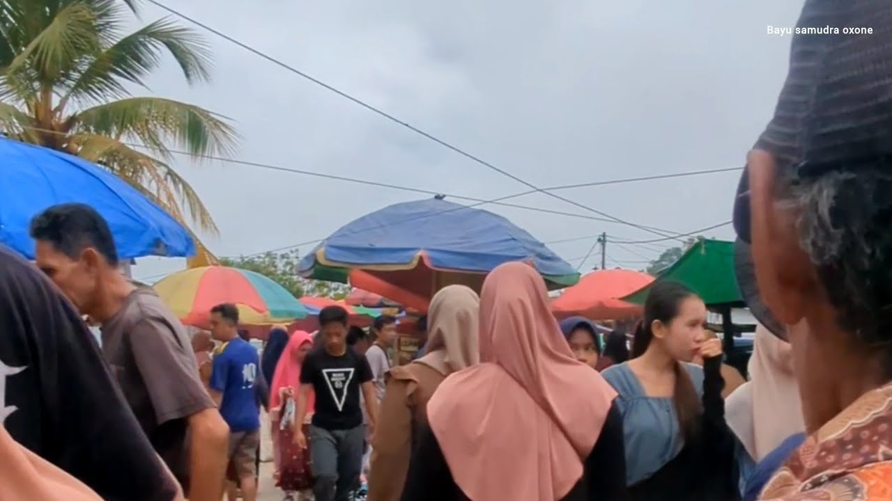 Pasar dayak, menyambut bulan ramadhan,, kelurahan kota besi utara, kec kota besi, kotim, kalteng,