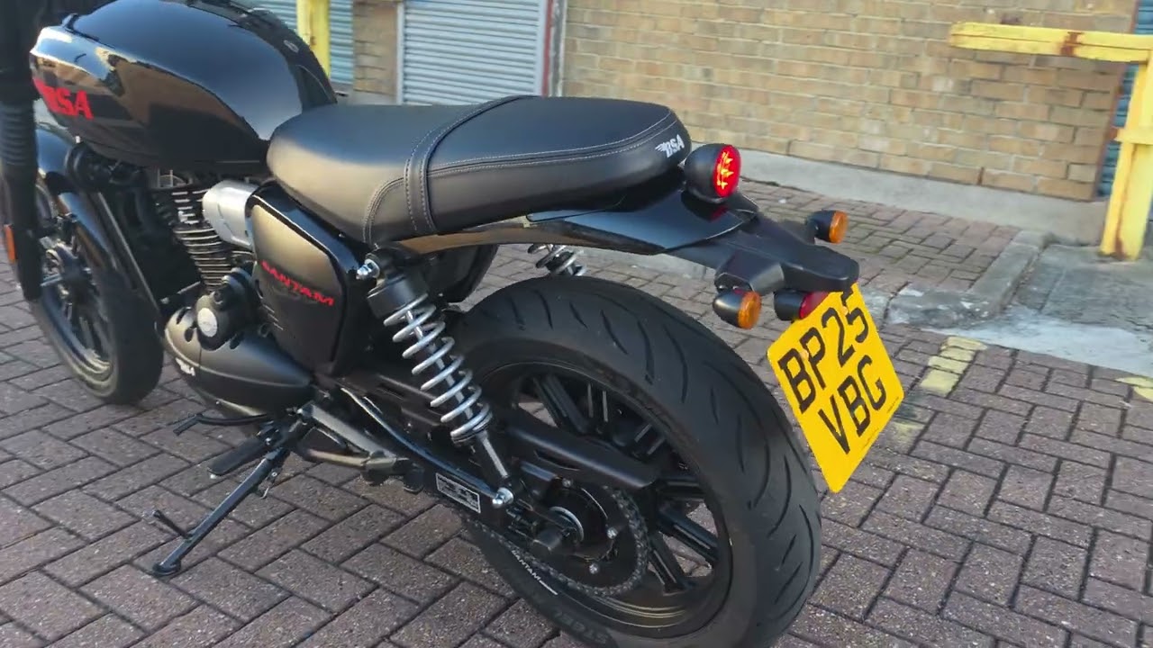 BSA Bantam 350cc Brand New BSA Model walk-around video .