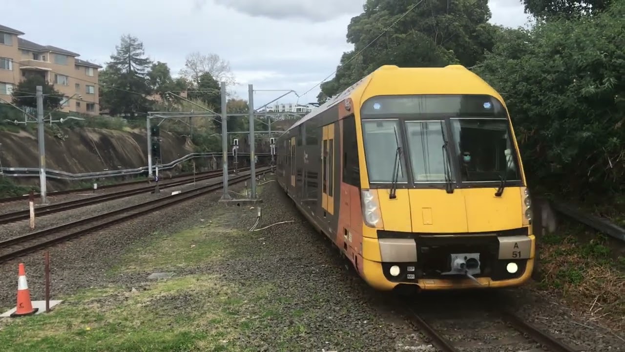 Travis train vlogs 63 Waratah on the T4 line