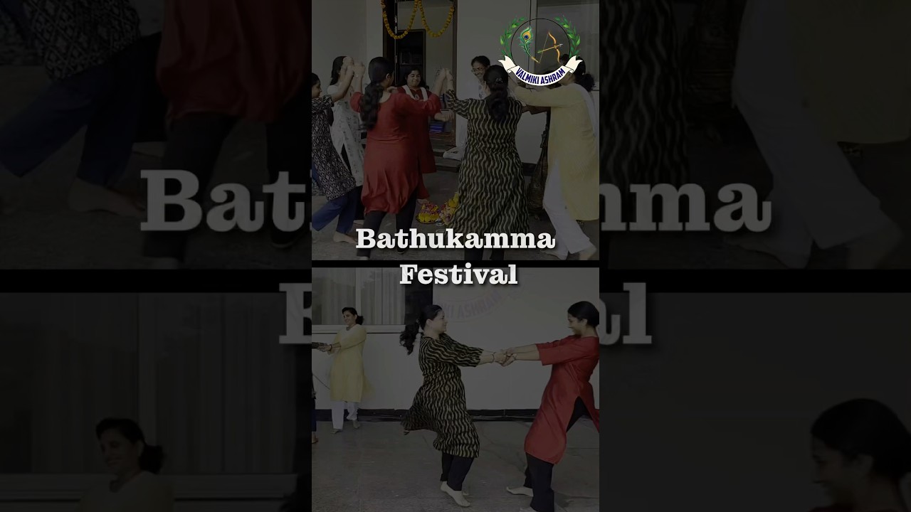 Bathukamma festival at Valmiki Ashram