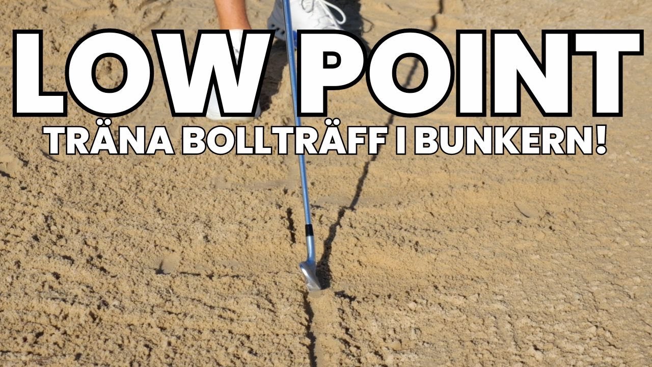Klassiska bollträffsövningen i bunkern!