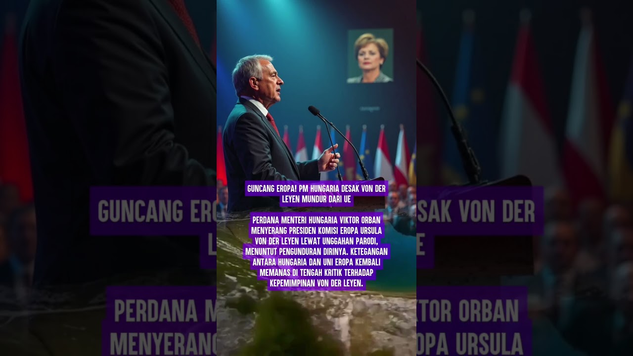 Guncang Eropa! PM Hungaria Desak Von der Leyen Mundur dari UE
