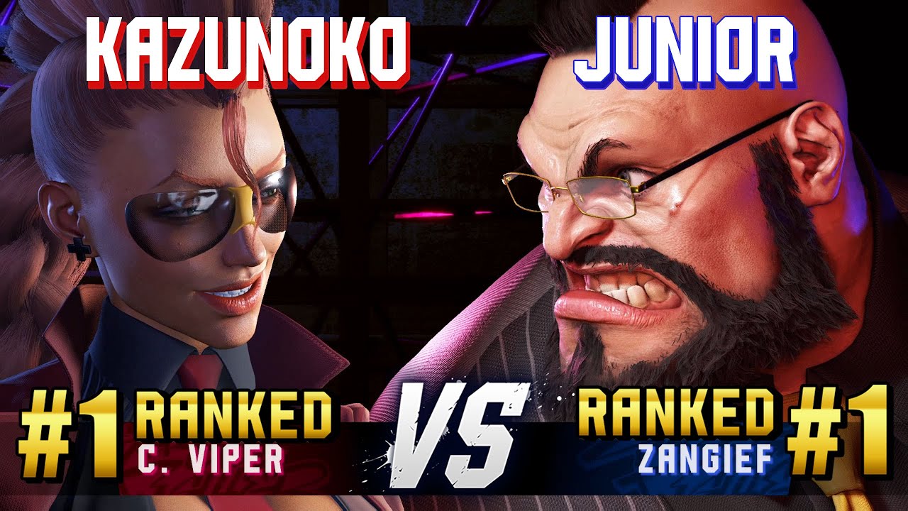 SF6 ▰ KAZUNOKO (#1 Ranked C.Viper) vs JUNIOR (#1 Ranked Zangief) ▰ High Level Gameplay