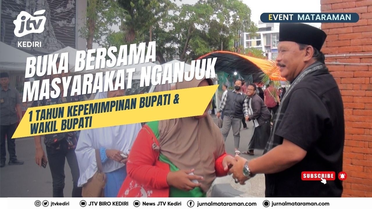 Buka Bersama Masyarakat Nganjuk 1 Tahun Kepemimpinan Bupati & Wakil Bupati