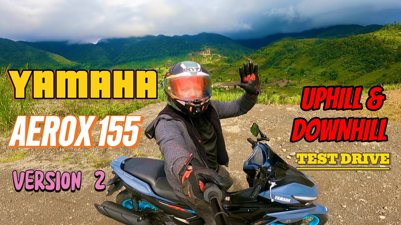 YAMAHA AEROX 155 V2 | UPHILL & DOWNHILL | CYAN STORM