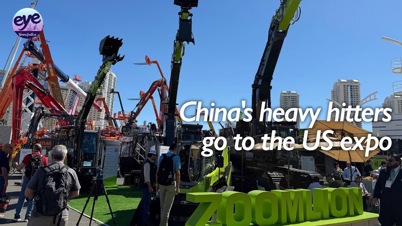 Chinese machinery makers flex AI and automation at North America's biggest construction show