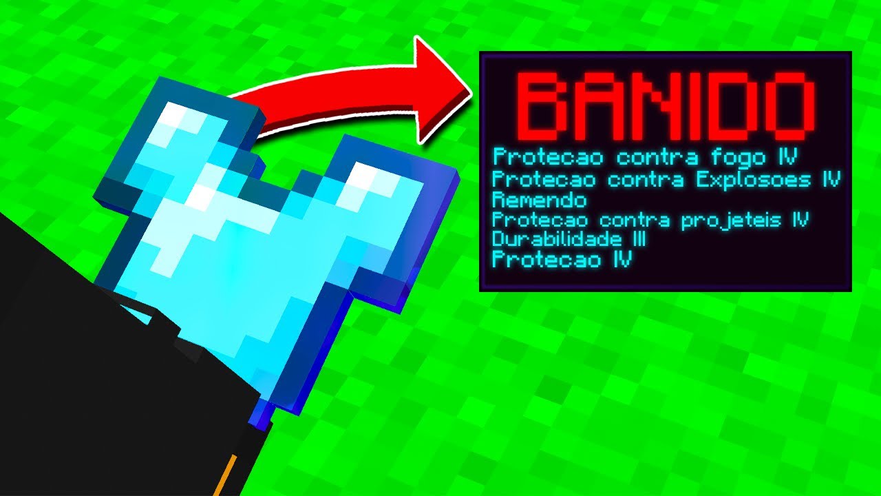 ESSA e a ARMADURA BANIDA do MINECRAFT !!! -Wizard SMP 2