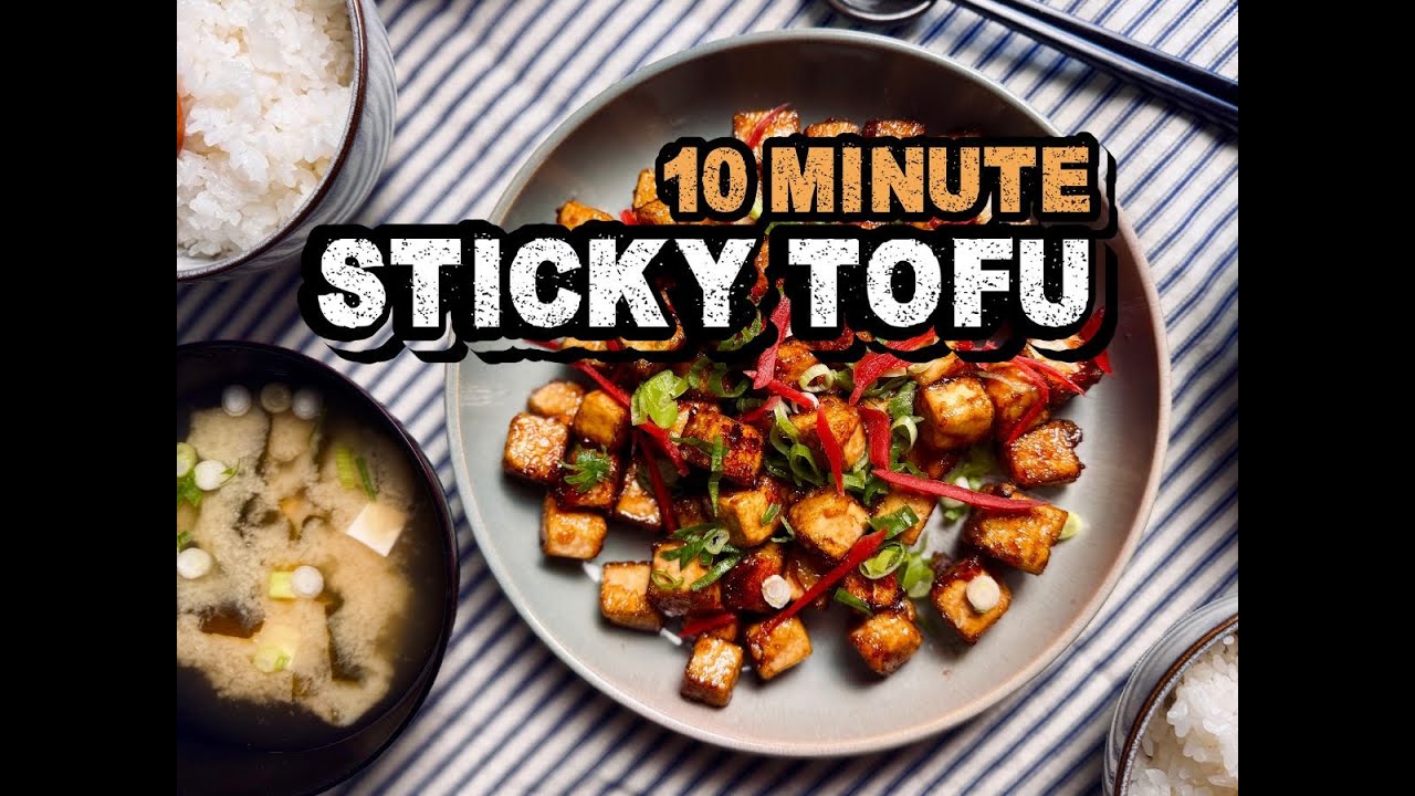 Make Sticky Tofu in Just 10 Minutes!