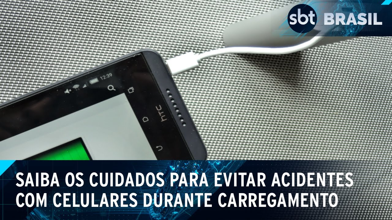 Usar celular enquanto carrega o aparelho pode levar a acidentes fatais | SBT Brasil (18/04/25)