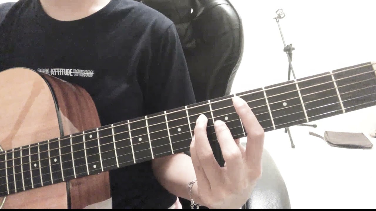 Regent's park - Bruno Major (Original guitar chord tutorial)