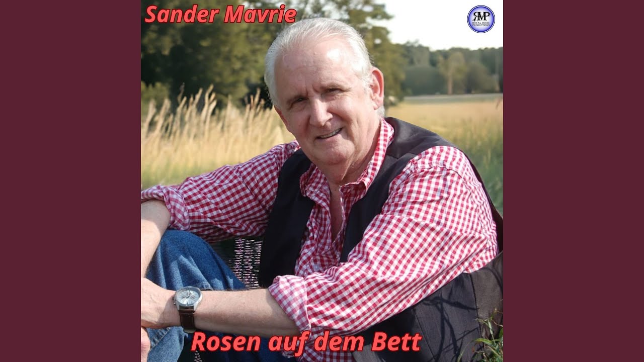Rosen auf dem Bett